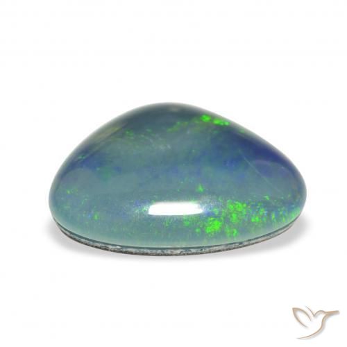 Triplete de ópalo Multicolor natural de 3.99 ct, Forma elegante, Opaco