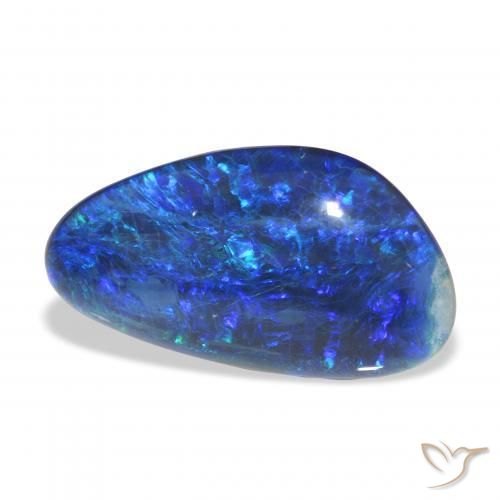 Triplete de ópalo Multicolor natural de 8.90 ct, Elegante, Opaco