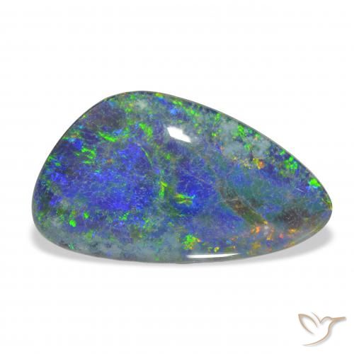 7.02ct Multicolor Triplete de ópalo, Elegante, Opaco