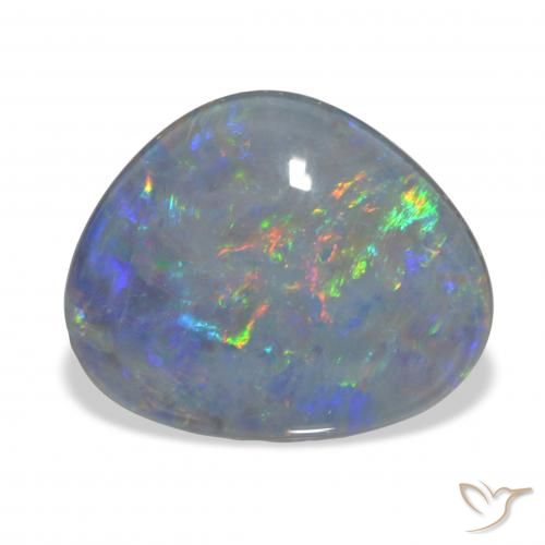8.11ct Multicolor Triplete de ópalo, Elegante, Opaco