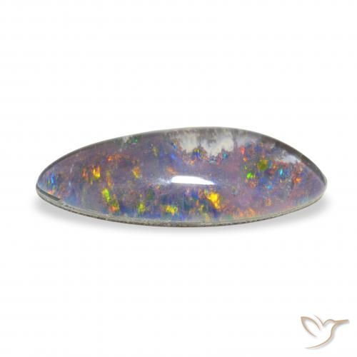 Triplete de ópalo Multicolor natural de 2.41 ct, Elegante, Opaco