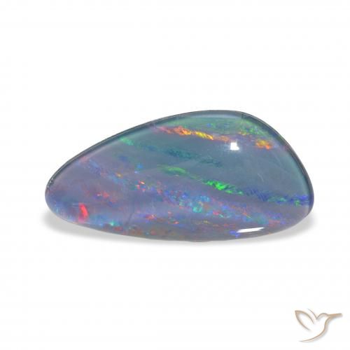 Triplete de ópalo Multicolor natural de 4.33 ct, Elegante, Opaco
