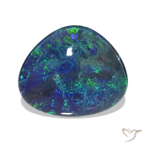 Triplete de ópalo Multicolor natural de 8.36 ct, Elegante, Opaco