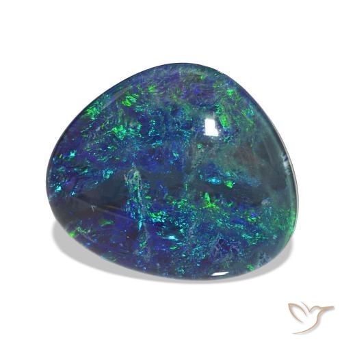 Triplete de ópalo Multicolor natural de 8.36 ct, Elegante, Opaco
