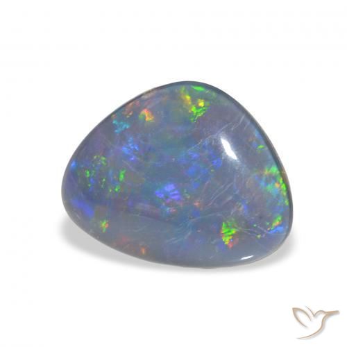 Triplete de ópalo Multicolor natural de 3.87 ct, Elegante, Opaco