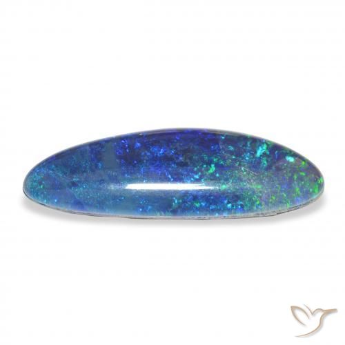 Triplete de ópalo Multicolor natural de 7.40 ct, Elegante, Opaco