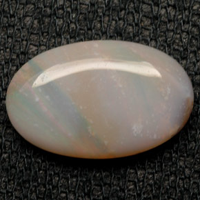 Ópalo multicolor natural de 2,46 ct, corte óvalo, opaco