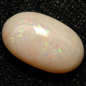 Ópalo multicolor natural de 7,70 ct, transparente, transparente / translúcido