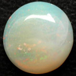 Ópalo multicolor natural de 1,88 ct, transparente, transparente / translúcido