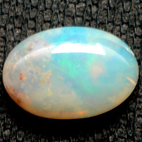 Ópalo multicolor natural de 1,68 ct, transparente, transparente / translúcido