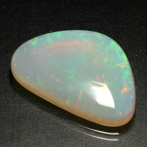 Ópalo multicolor natural de 9,05 ct, transparente, transparente / translúcido