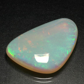 Ópalo multicolor natural de 9,05 ct, transparente, transparente / translúcido