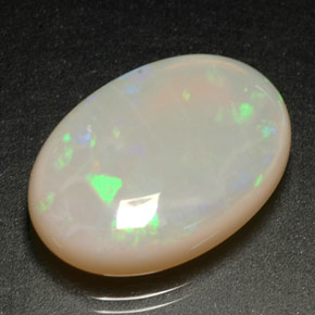 Ópalo multicolor natural de 10,36 ct, transparente, transparente / translúcido