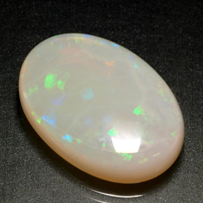 Ópalo multicolor natural de 10,36 ct, transparente, transparente / translúcido