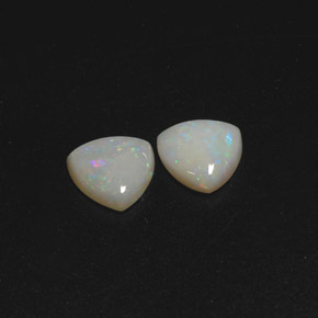 Gemas de ópalo multicolor natural de  ct, transparente, transparente / translúcido