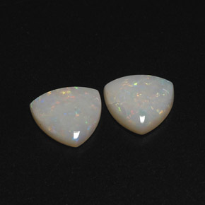 Gemas de ópalo multicolor natural de  ct, transparente, transparente / translúcido