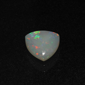 Ópalo multicolor natural de 0,64 ct, trillón, translúcido