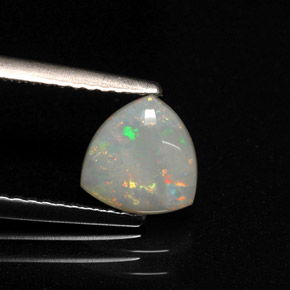 Ópalo Multicolor natural de 0.77 ct, Transparente, Transparente / Translúcido