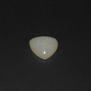 Ópalo multicolor natural de 0,56 ct, transparente, transparente / translúcido