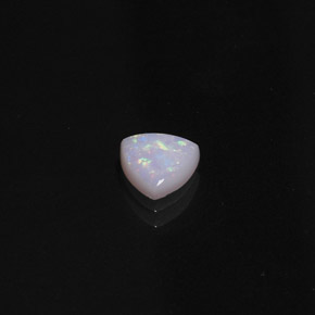 Ópalo multicolor natural de 0,66 ct, transparente, transparente / translúcido