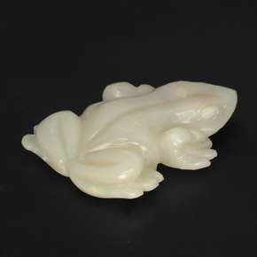 Ópalo multicolor natural de 24,78 ct, forma elegante, opaco