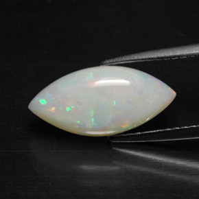 Ópalo multicolor natural de 2,22 ct, transparente, transparente / translúcido