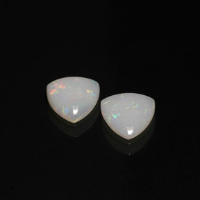 Gemas de ópalo multicolor natural de  ct, transparente, transparente / translúcido