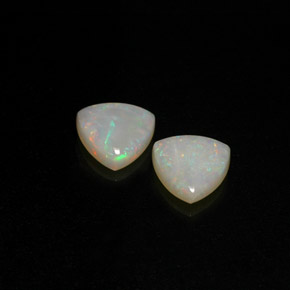 Gemas de ópalo multicolor natural de  ct, transparente, transparente / translúcido