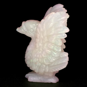 Ópalo multicolor natural de 20,61 ct, forma elegante, opaco