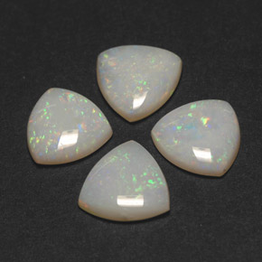 Gemas de ópalo multicolor natural de  ct, transparente, transparente / translúcido