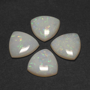 Gemas de ópalo multicolor natural de  ct, transparente, transparente / translúcido