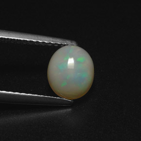 Ópalo multicolor natural de 0,94 ct, transparente, transparente / translúcido