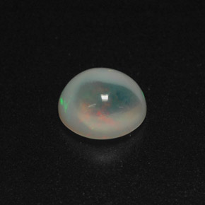 Ópalo multicolor natural de 0,72 ct, transparente, transparente / translúcido