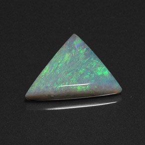 Ópalo multicolor natural de 3,97 ct, trillón, translúcido