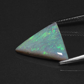 Ópalo multicolor natural de 3,97 ct, trillón, translúcido