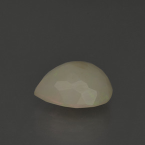 Ópalo multicolor natural de 2,58 ct, en forma de pera, translúcido