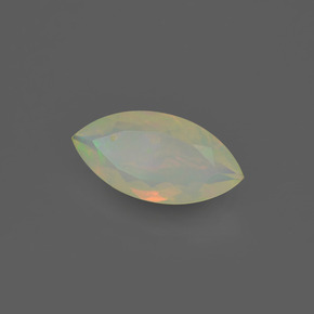 Ópalo multicolor natural de 1,60 ct, marquesa, translúcido
