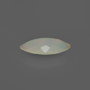 Ópalo multicolor natural de 1,60 ct, marquesa, translúcido