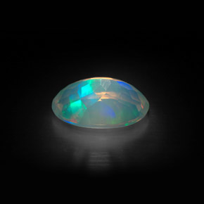 Ópalo Multicolor natural de 1.68 ct, Transparente, Transparente / Translúcido