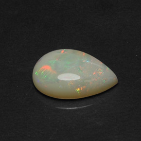 Ópalo multicolor natural de 4,17 ct, transparente, transparente / translúcido