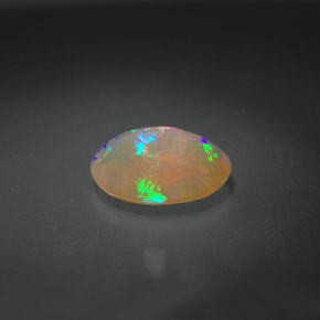 Ópalo multicolor natural de 1,06 ct, transparente, transparente / translúcido