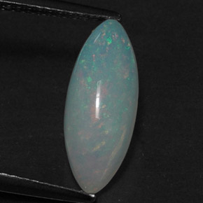 Ópalo multicolor natural de 1,56 ct, transparente, transparente / translúcido