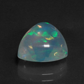 Ópalo multicolor natural de 3,20 ct, forma elegante, transparente