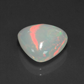 Ópalo multicolor natural de 3,19 ct, transparente, transparente / translúcido