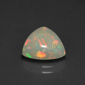 Ópalo multicolor natural de 2,02 ct, transparente, transparente / translúcido