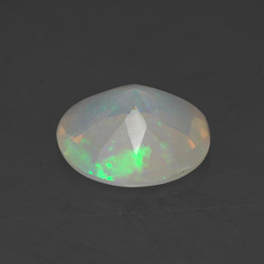 Ópalo multicolor natural de 1,84 ct, transparente, transparente / translúcido
