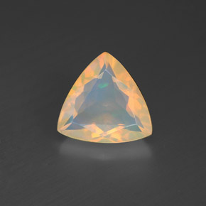 Ópalo multicolor natural de 1,21 ct, transparente, transparente / translúcido