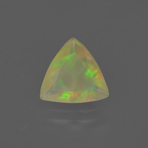 Ópalo Multicolor natural de 0.95 ct, Trillón, Translúcido