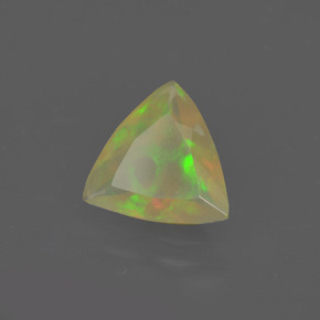 Ópalo Multicolor natural de 0.95 ct, Trillón, Translúcido
