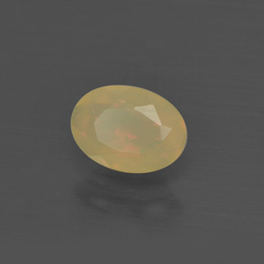 Ópalo multicolor natural de 0,48 ct, corte óvalo, translúcido